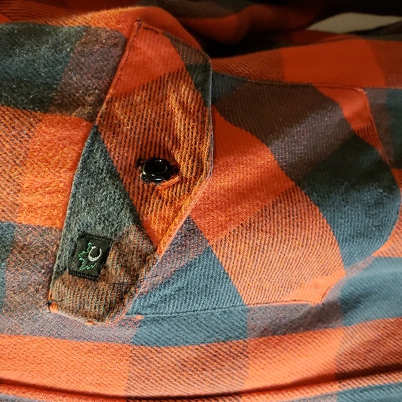 Satanic Mechanic grunge flannel custom OOAK check punk patch shirt Codet - Picture 5 of 9